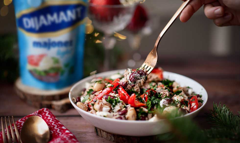 Kuhinja uoči Božića: Posna salata sa pasuljem i tunjevinom