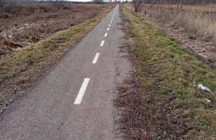 biciklistička staza kod žitišta