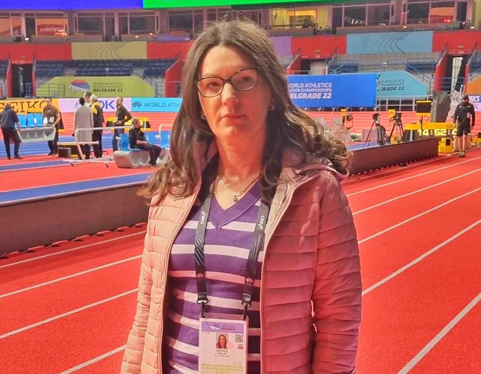 Mirjana Grujić sudi na Svetskom atletskom dvoranskom prvenstvu