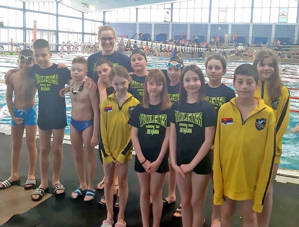 Prolećni kup Banata: Plivačima Proletera sedam medalja