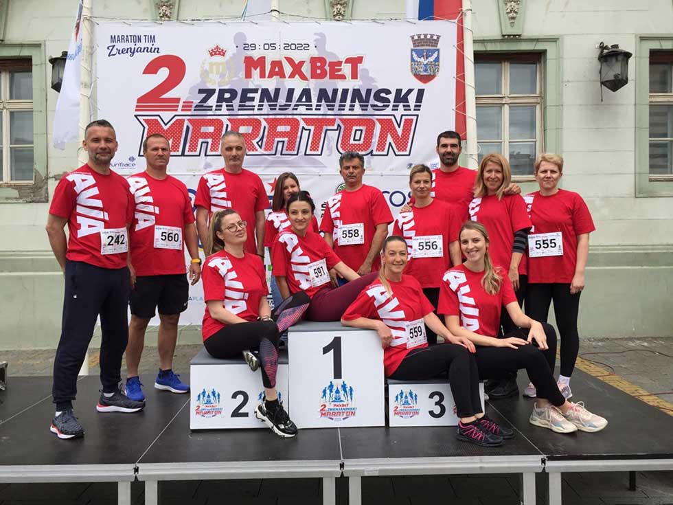 Kompanija „Radun AVIA“ bila važan deo drugog Zrenjaninskog maratona