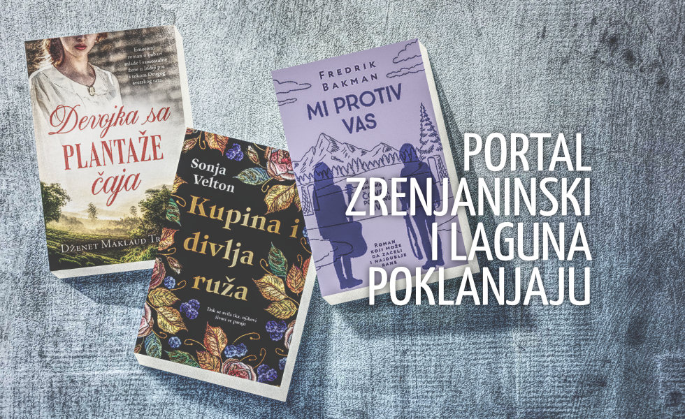 Portal Zrenjaninski i Laguna ovog vikenda poklanjaju tri knjige