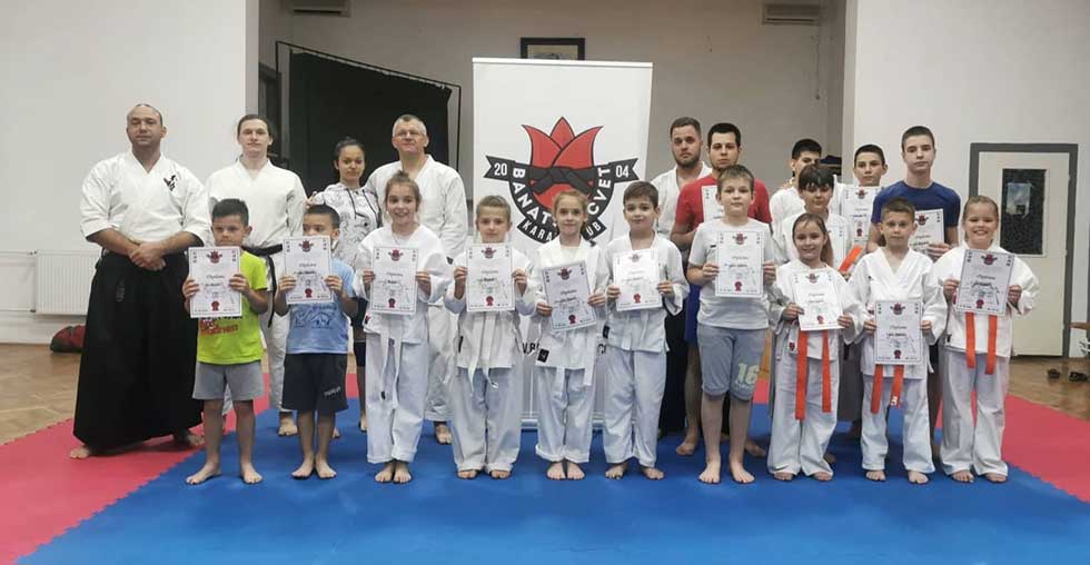 Karate klub Banatski cvet ima nove nosioce učeničkih zvanja