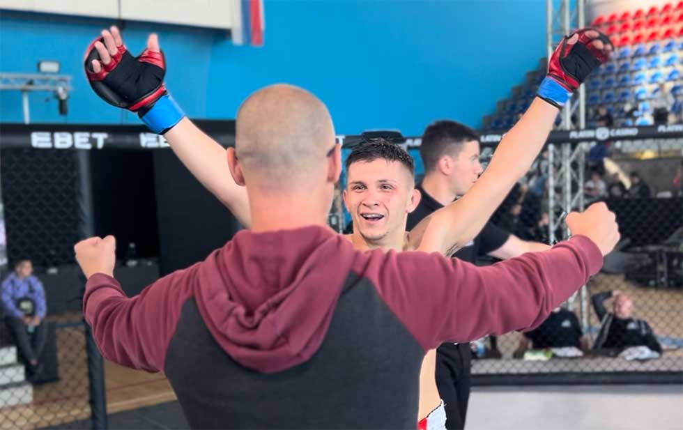 Šampion: Jovan Nikolčević osvojio prvo mesto na MMA turniru u Beogradu