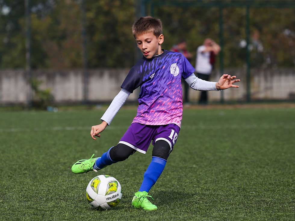 Naši talenti: Osmogodišnji fudbaler Novak Krstić na treningu Crvene zvezde