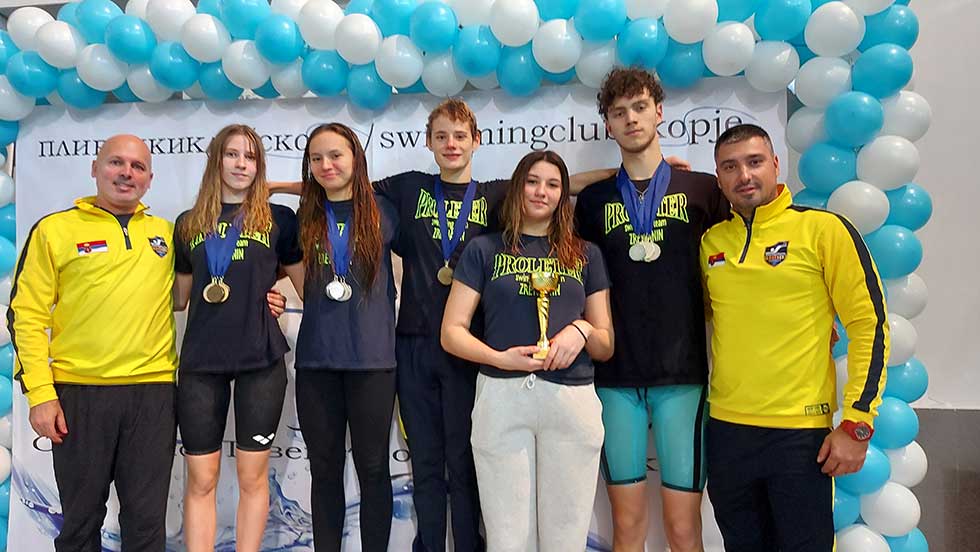 Žetva medalja: Plivači zrenjaninskog Proletera briljirali na takmičenjima