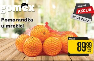 gomex pomorandža u mrežici