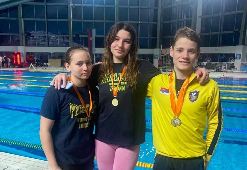 Na međunarodnom plivačkom takmičenju „Ante Lambaša“ 14 medalja za Proleter