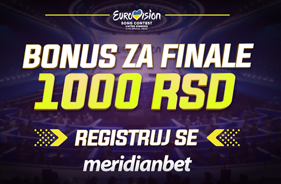 BONUS ZA FINALE EVROVIZIJE: Besplatno preuzmi 1.000 dinara i odigraj na Srbiju!