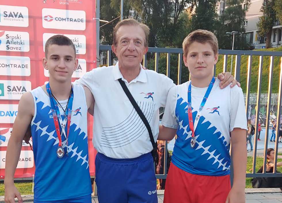 Tri medalje za atletičare kluba AS023 na pojedinačnom prvenstvu Srbije