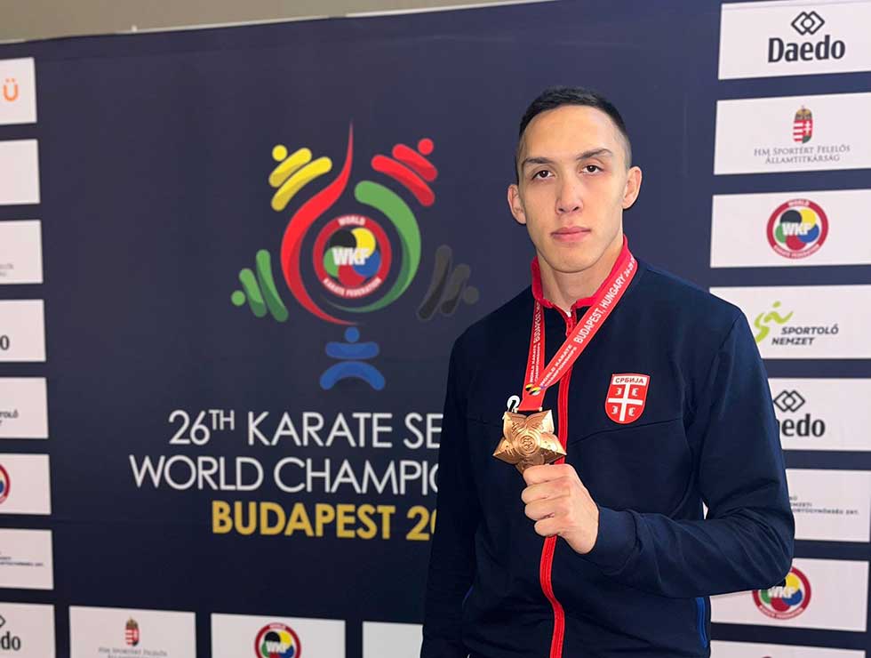 Đorđe Tešanović osvojio bronzu na Svetskom prvenstvu u Budimpešti