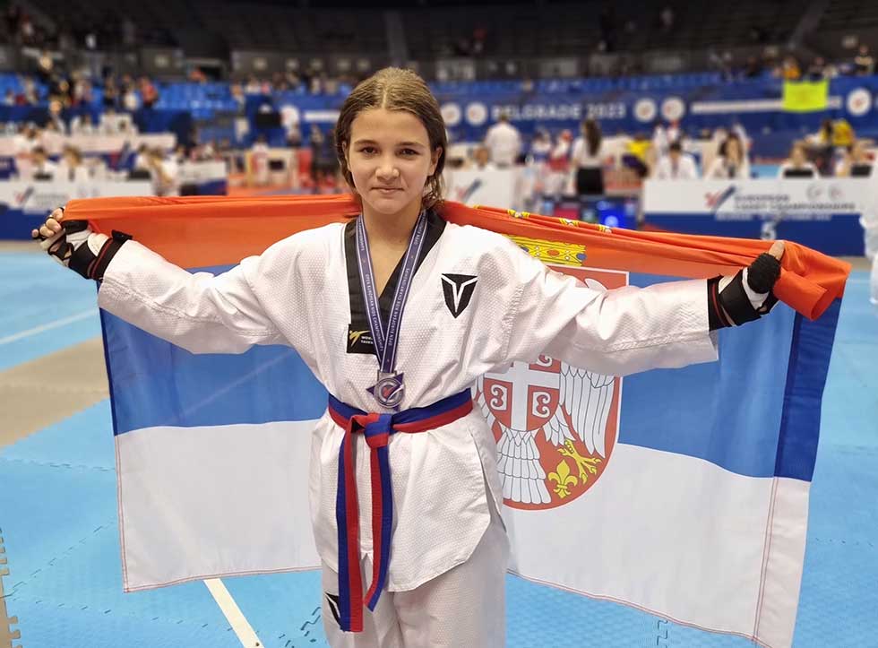 Marina Kovač srebrna na Evropskom prvenstvu u tekvondou