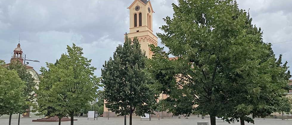 trg slobode u zrenjaninu