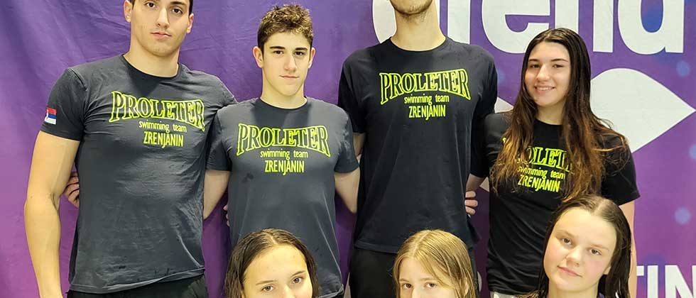 plivački klub proleter ima čak četiri juniorska prvaka srbije