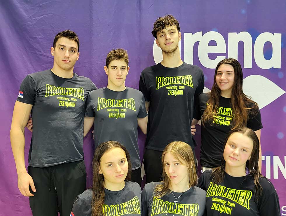 Plivački klub Proleter ima čak četiri juniorska prvaka Srbije