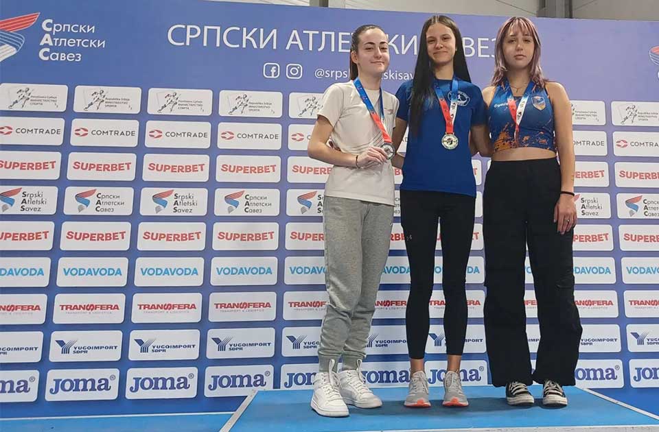 Vicešampionska titula za Dunju Eremić na državnom prvenstvu za starije juniorke