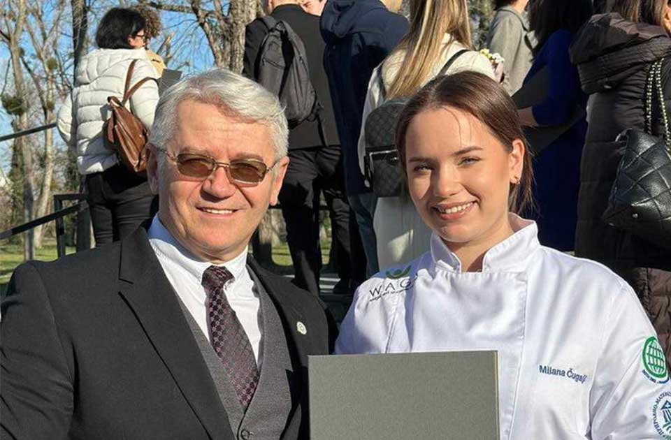 Studentkinja iz Zrenjanina Milana Čugalj dobitnica priznanja za vrhunske rezultate