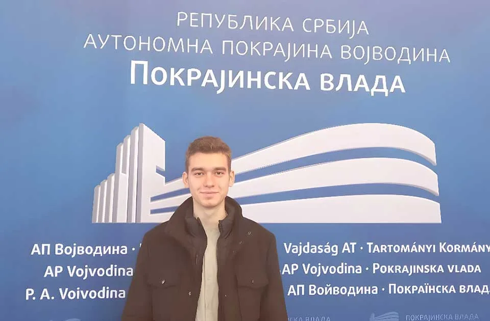 Petar Srdanov dobitnik priznanja „Talenti 2023“: Zrenjaninac u društvu najuspešnijih đaka