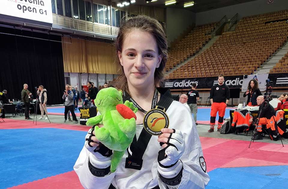 Jana Đuranović ostvarila izuzetan uspeh osvajanjem zlatne medalje na G1 tekvondo turniru