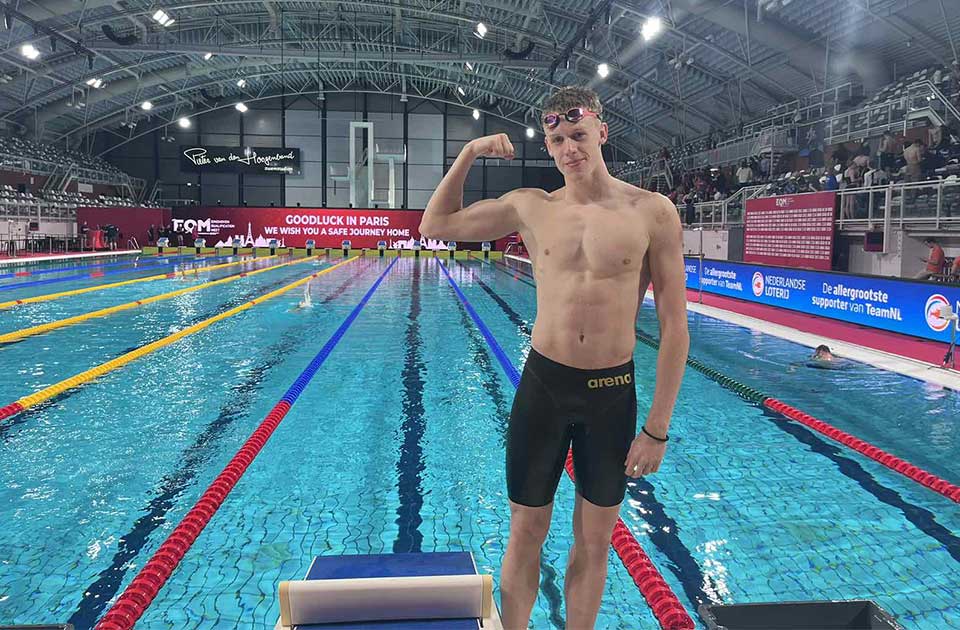 Oborio rekord i osvojio zlato: Justin Cvetkov blistao na plivačkom kupu u Ajndhovenu