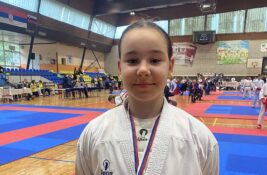 Kalina Knežević treća na prvenstvu Srbije u karateu za pionire i nade