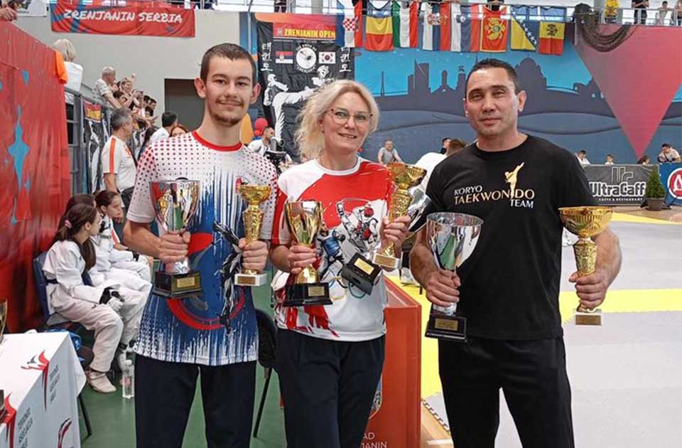 Tekvondisti Zrenjanina se okitili medaljama na međunarodnom turniru