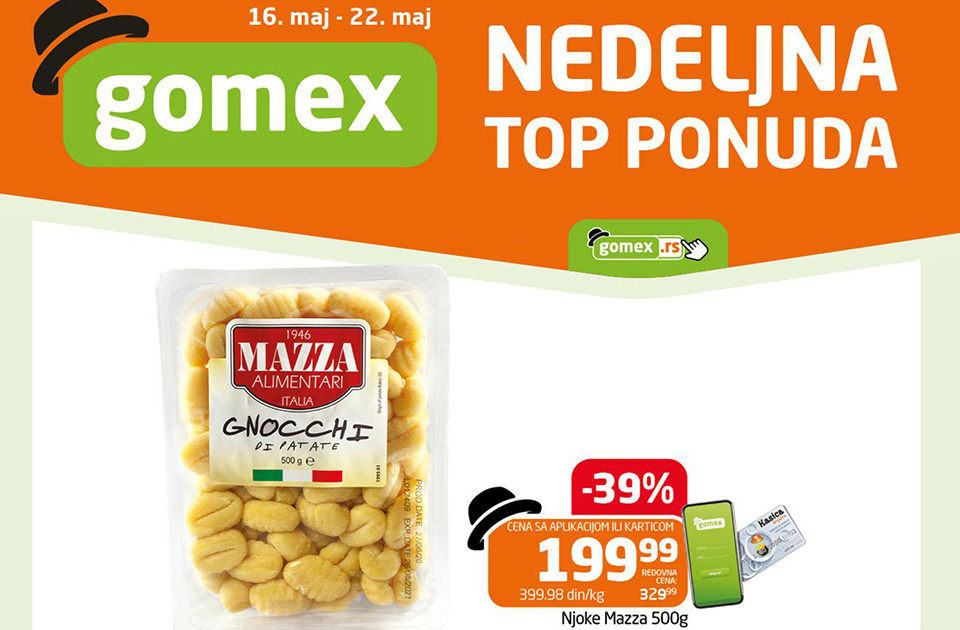 Prelistali smo novi Gomex nedeljni katalog i naišli smo na super ponudu!