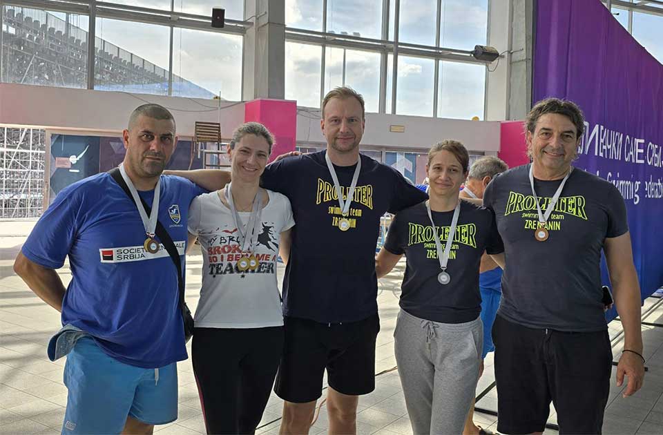 Masters plivači Proletera pokazali klasu: Pljuštale medalje na prvenstvu u Beogradu