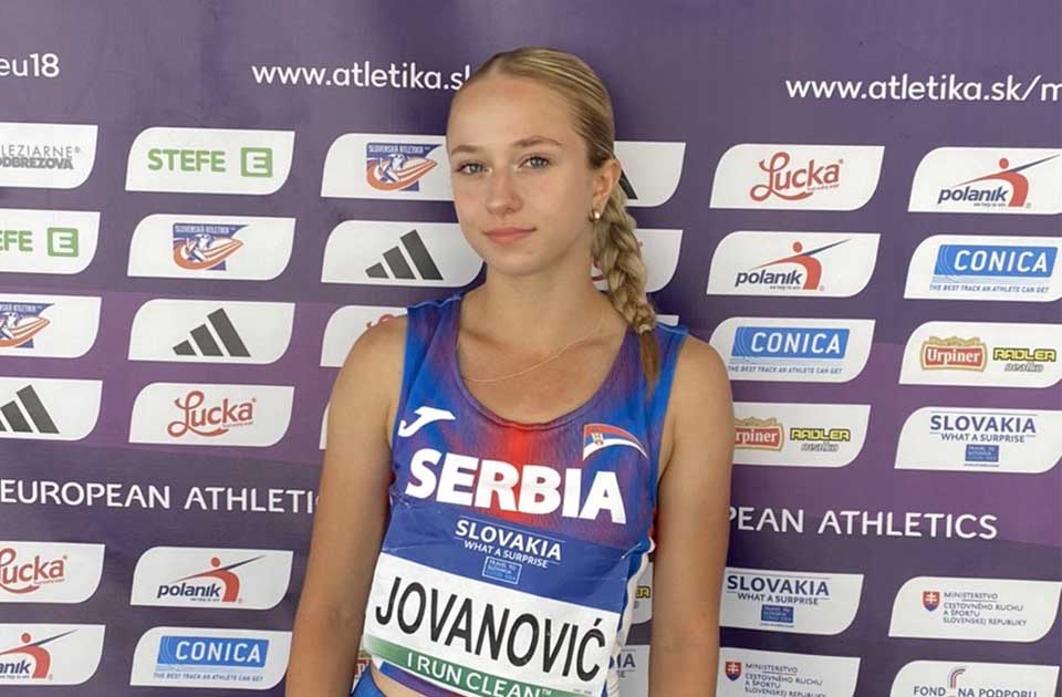 Atletičarka Una Jovanović ponovo briljirala u finalu Kupa Srbije za mlađe juniorke