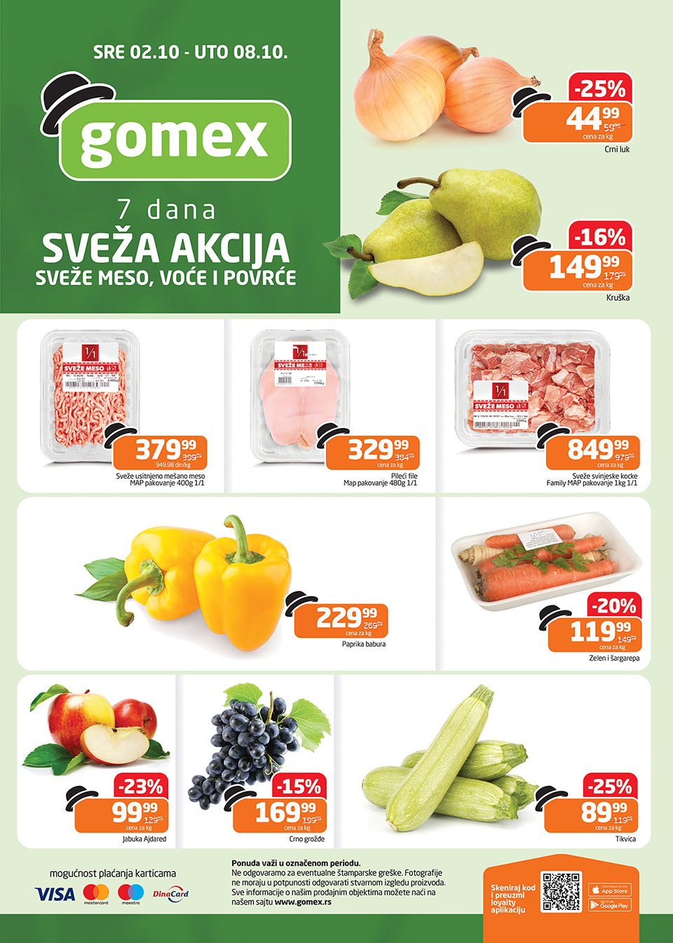 gomex 7 dana sveža akcija