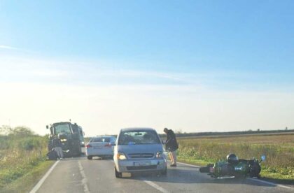 saobraćajna nezgoda na putu zrenjanin - lazarevo