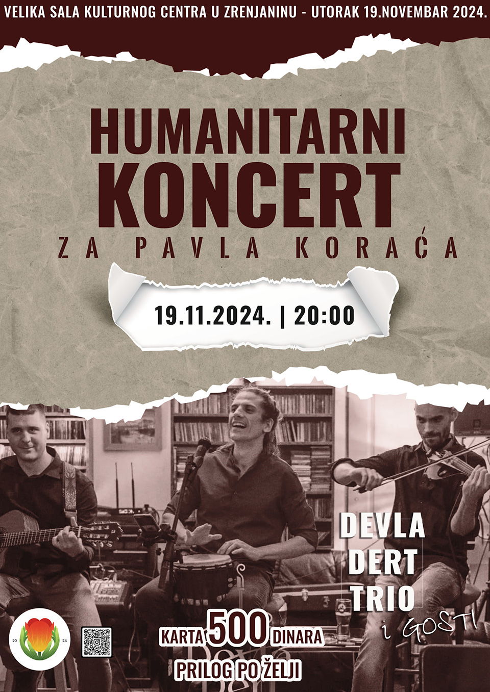 humanitarni koncert za pavla koraća