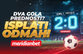 Kladi se u Meridianu – isplati tiket pre završetka meča!