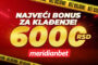 Ekskluzivan bonus dobrodošlice – kreiraj nalog i preuzmi ga ODMAH!