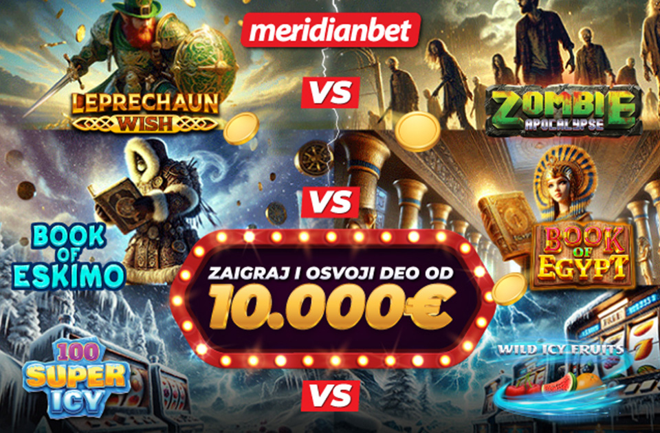 Priključi se SLOT DVOBOJU i preuzmi deo nagradnog fonda od 10.000 EVRA!