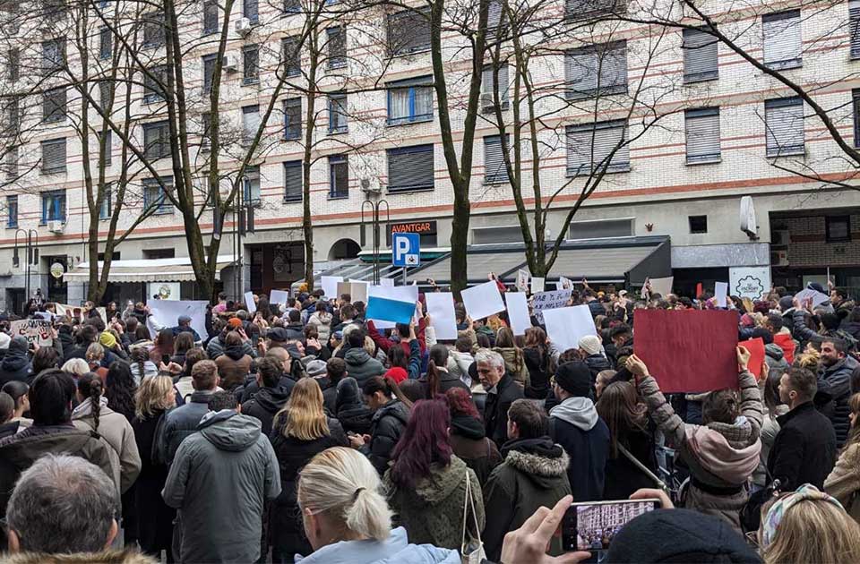 protest u ljubljani