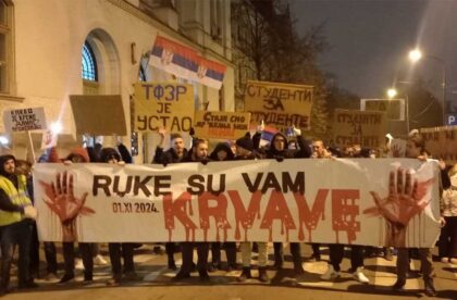 protesti studenata u zrenjaninu