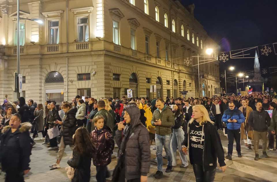 studentski protest u zrenjaninu