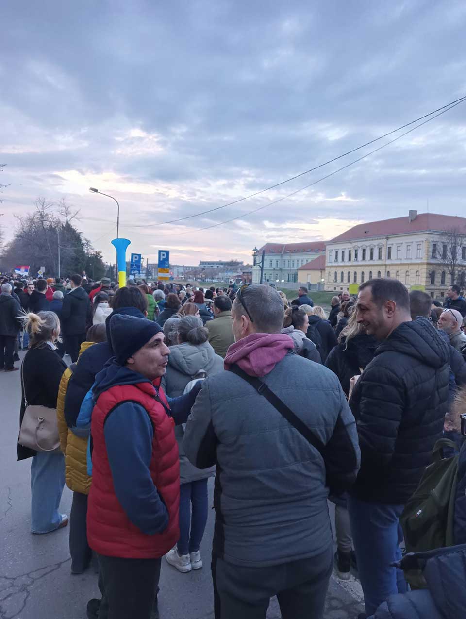 studentski protest u zrenjaninu