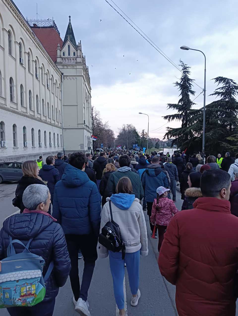 studentski protest u zrenjaninu