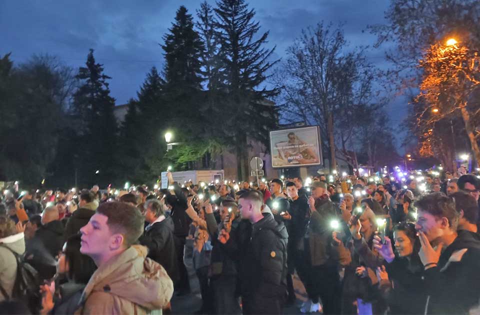 studentski protest u zrenjaninu