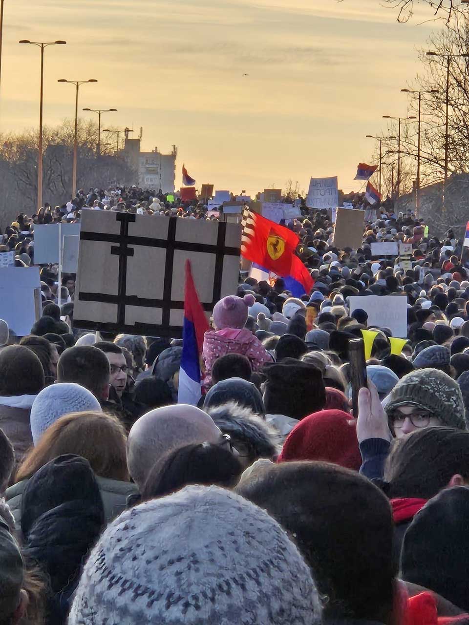 studentski protest u zrenjaninu