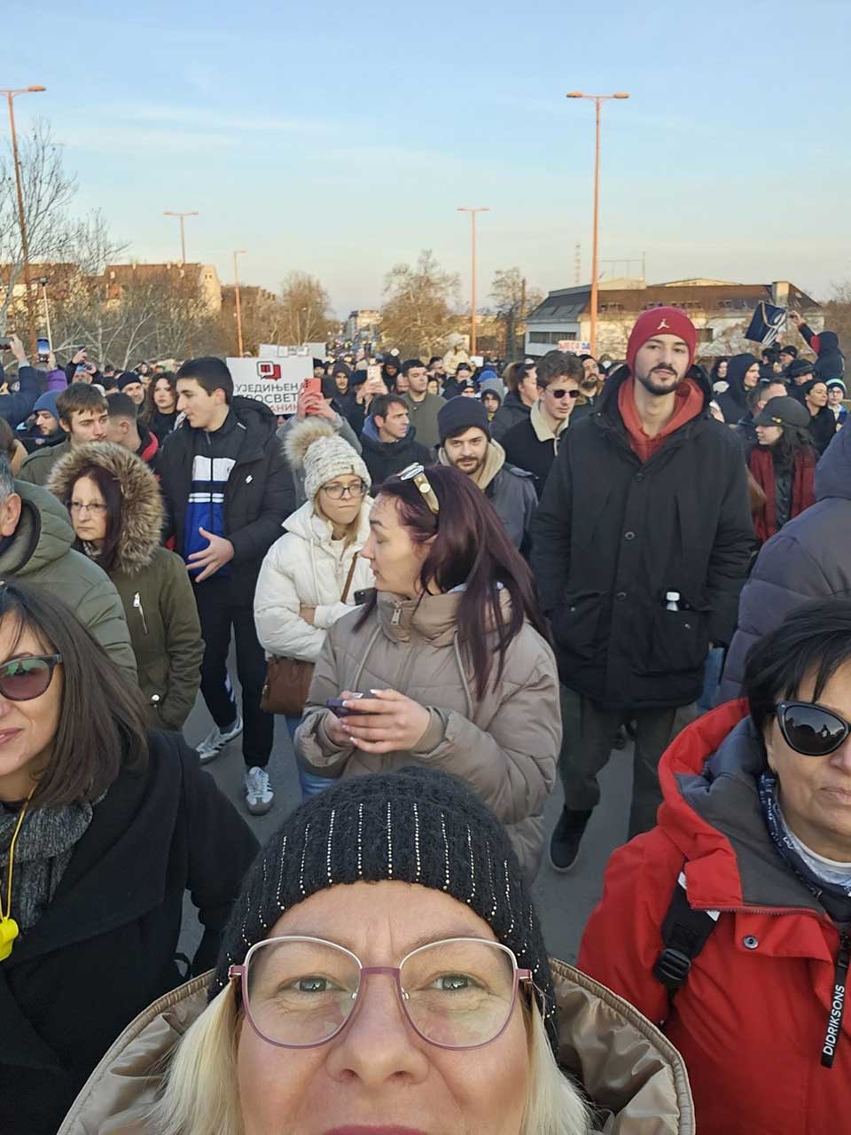 studentski protest u zrenjaninu