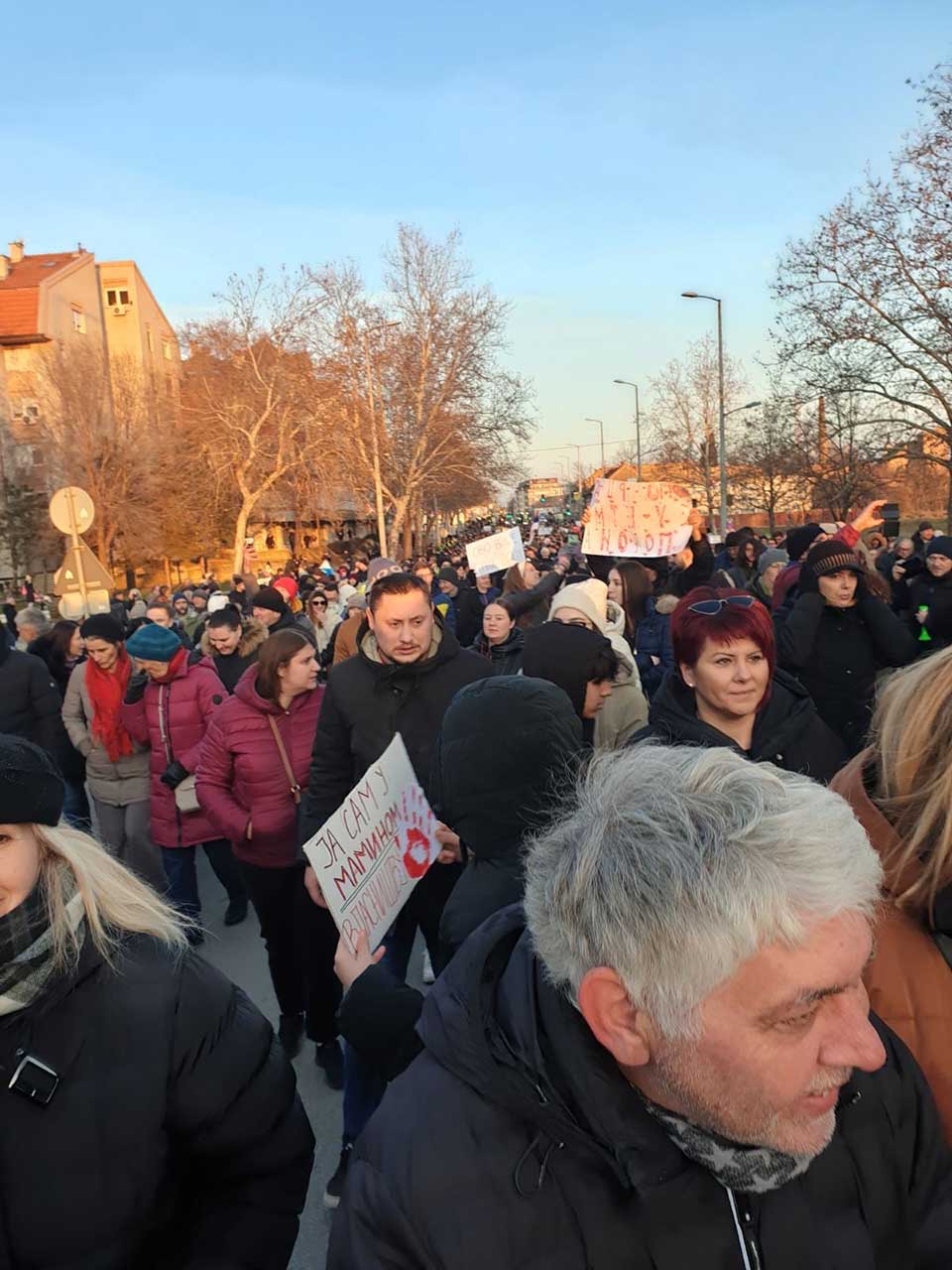 studentski protest u zrenjaninu