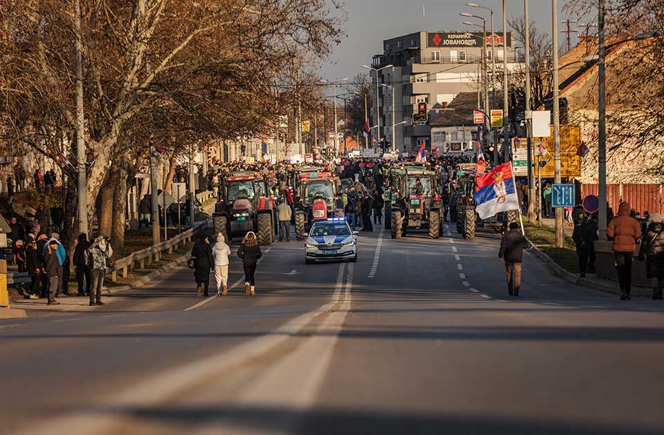 studentski protest u zrenjaninu