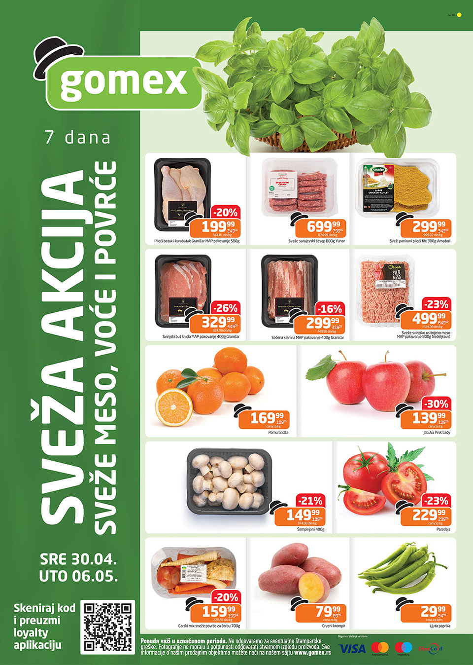 gomex sveža akcija