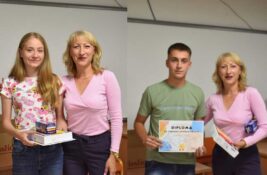 Dom učenika proglasio maturante generacije: Priznanja dobili Ksenija Vereš i Rada Novakov