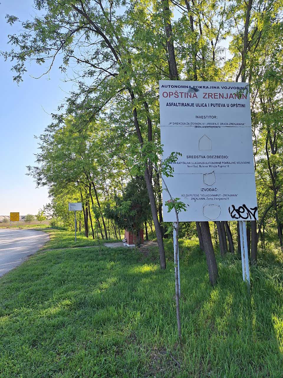 obaveštenje o radovima