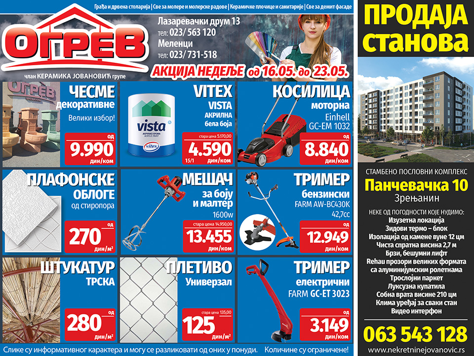 ogrev akcija nedelje
