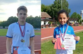 Atletičari Strahinja Kojdić i Šanel Gucijanov odneli ubedljive pobede na prvenstvu Vojvodine